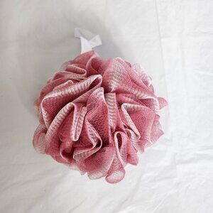 NEW Pink Shower Sponge Loofahs & Exfoliating Scrub